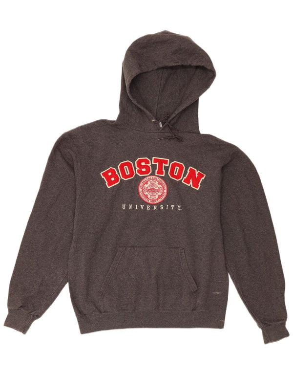 Champion muška majica s kapuljačom Sveučilišta Boston Graphic Srednje siva s mrljama