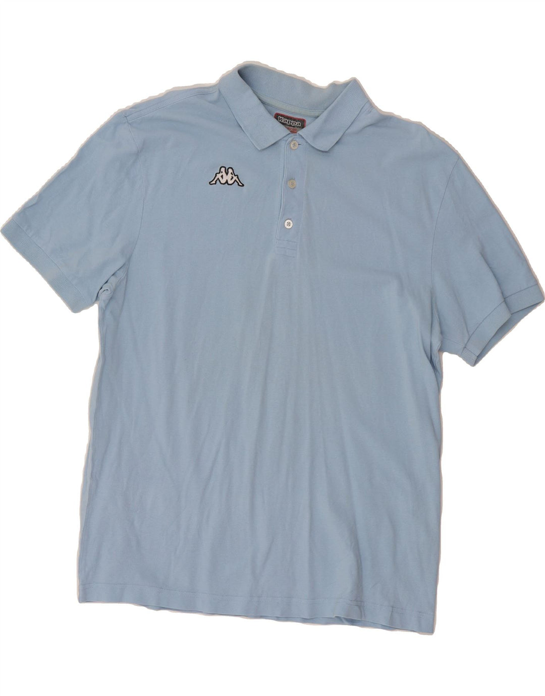 KAPPA Mens Polo Shirt 2XL Blue Cotton Vintage Kappa and Second-Hand Kappa from Messina Hembry 