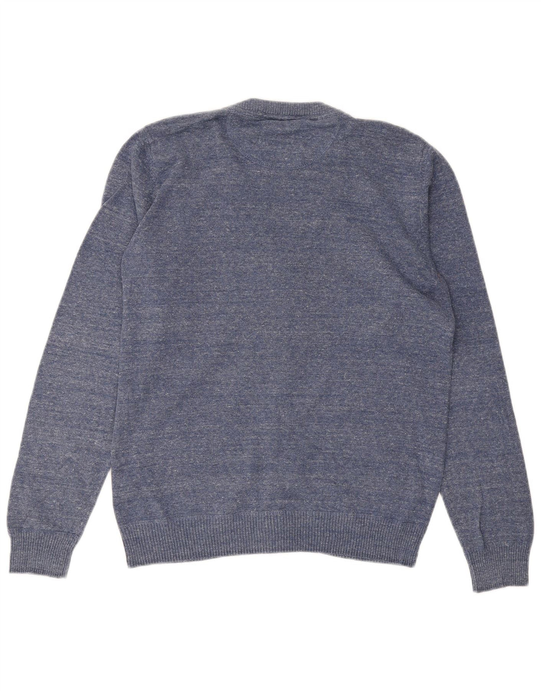 JACK & JONES muški kardigan pulover srednje plave boje od pamuka