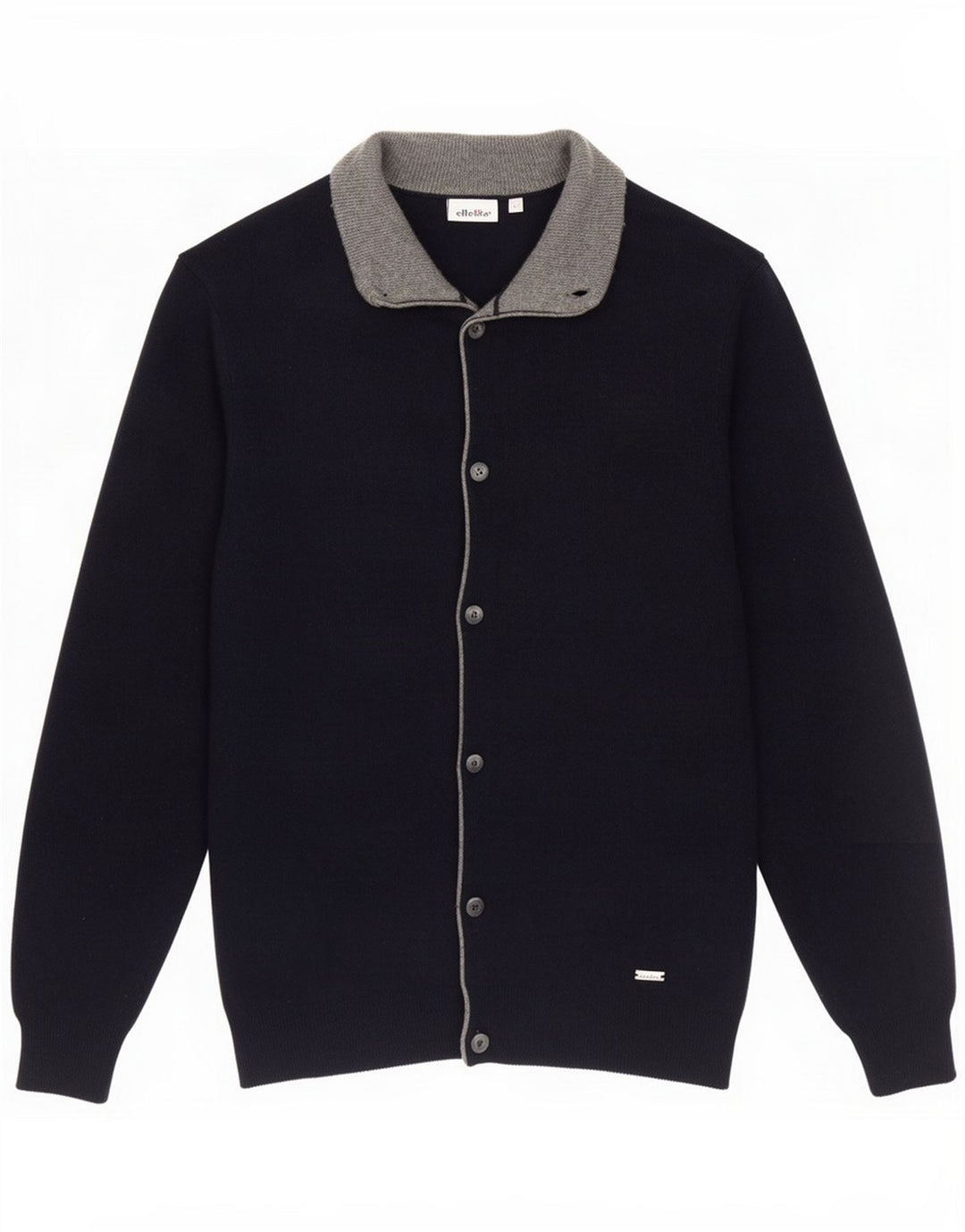 Ellesse muški kardigan pulover Large Navy Blue Wool