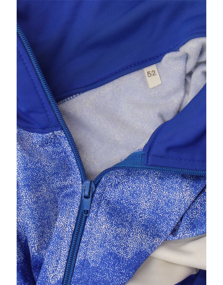Vintage muška gornja jakna trenirke IT 52 Large Blue Colourblock