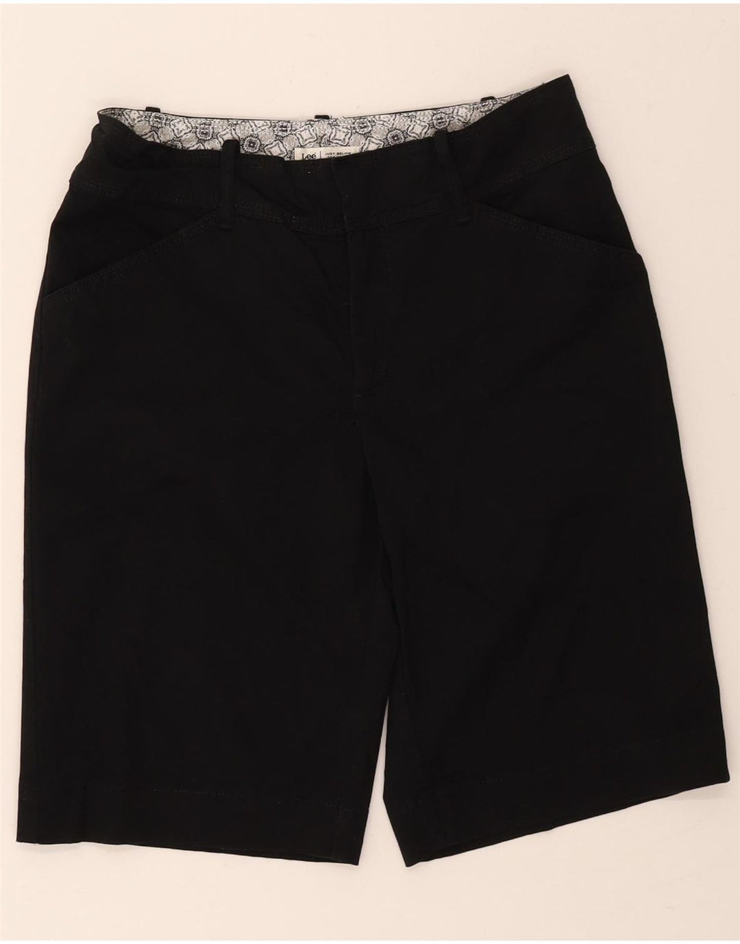 LEE Womens Casual Shorts US 6 Medium W30  Black Cotton Vintage Lee and Second-Hand Lee from Messina Hembry 