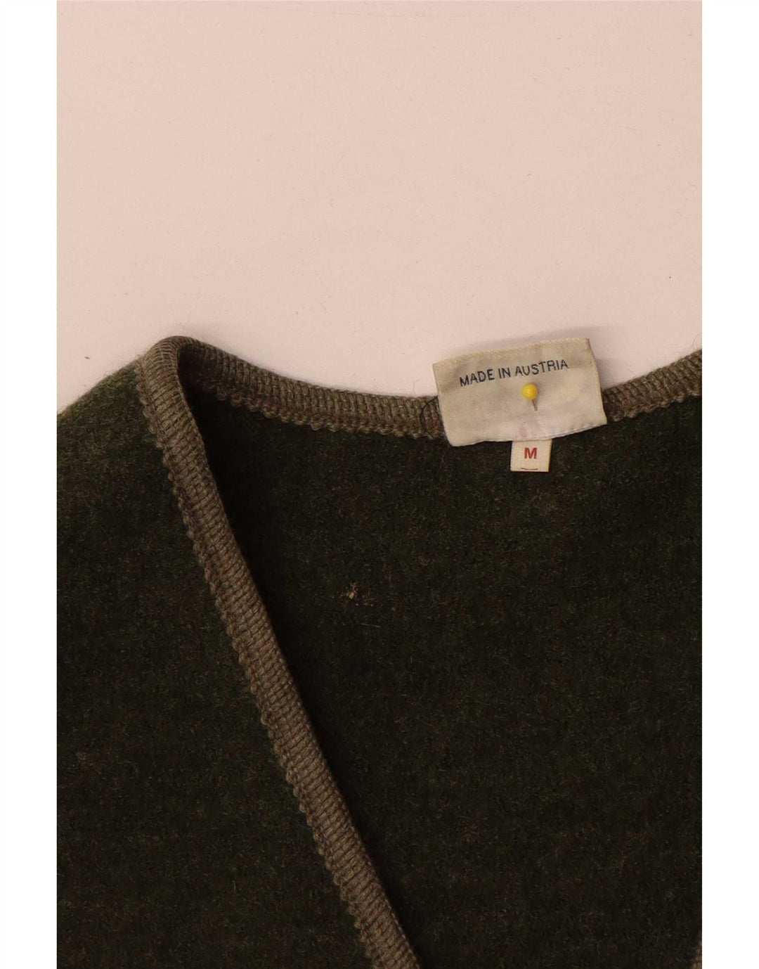Vintage ženska jakna UK 14 Srednja kaki vuna