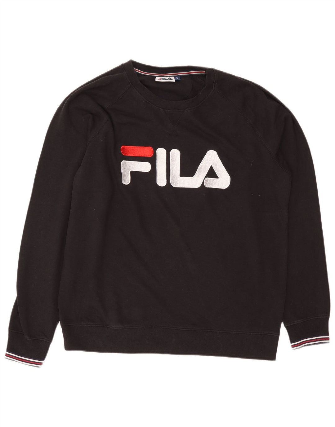 Fila muška majica s grafičkim motivima, veliki crni pamuk