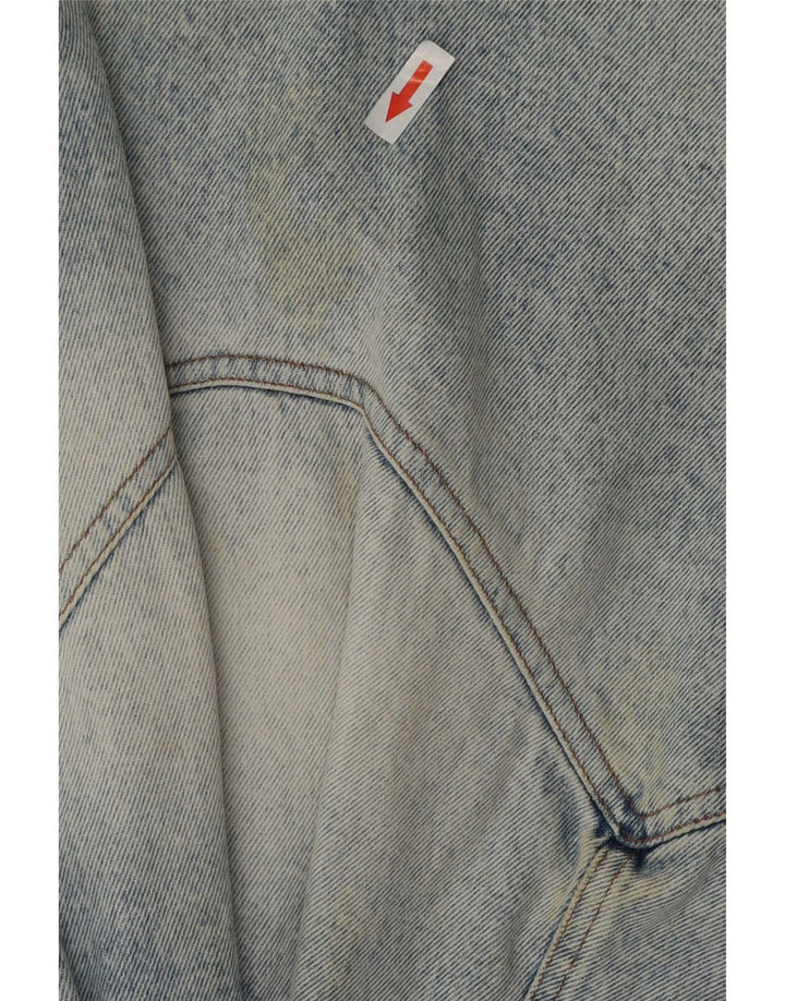 Vintage ženska crop traper jakna UK 14 Srednje plava