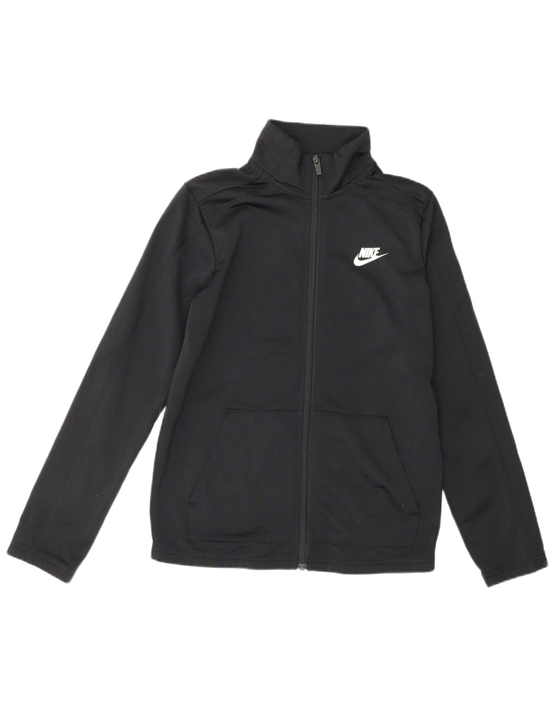 NIKE Boys Trenirka Gornja jakna 12-13 godina veliki crni poliester