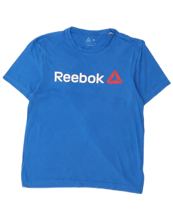 Reebok muška grafička majica kratkih rukava Srednje plavi pamuk