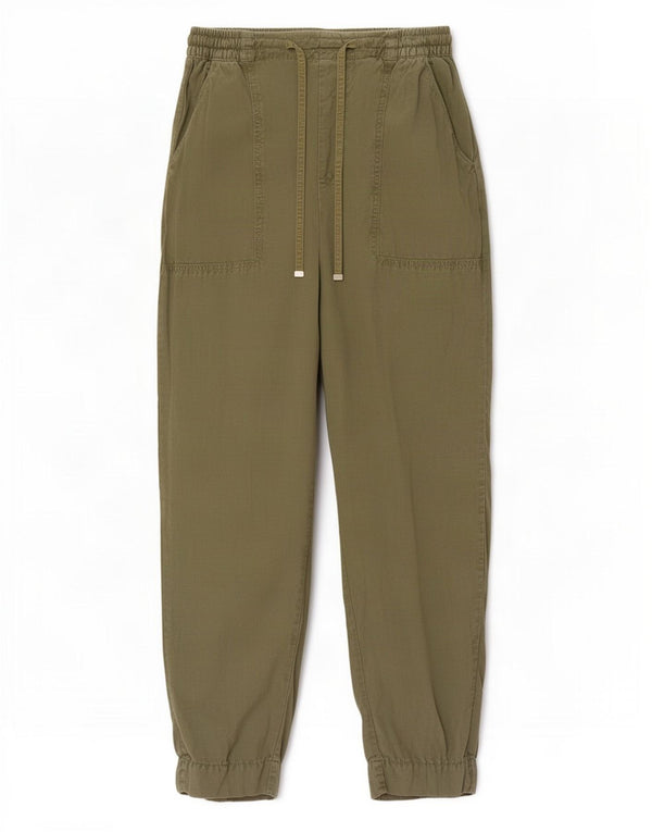 Zara ženske joggers ležerne hlače XS W24 L25 kaki liocel