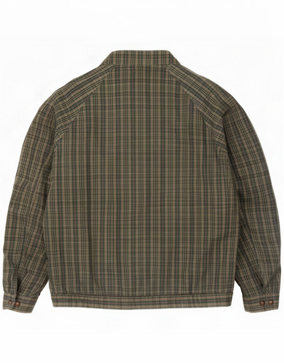 Vintage muška bomber jakna IT 46 Small Green Check