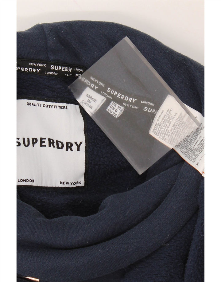 SUPERDRY Ženska prekomjerna majica s motivom UK 10 Mala tamnoplava
