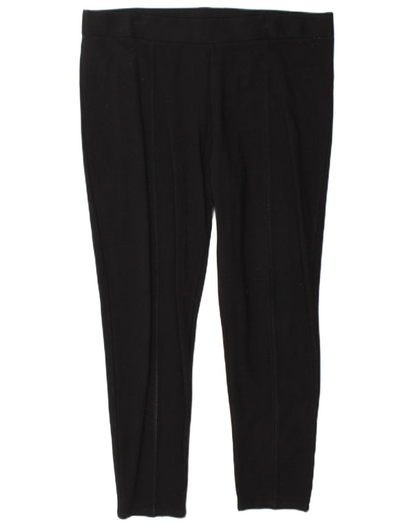 Marks & Spencer ženske uske ležerne hlače UK 18 XL W38 L27 crne