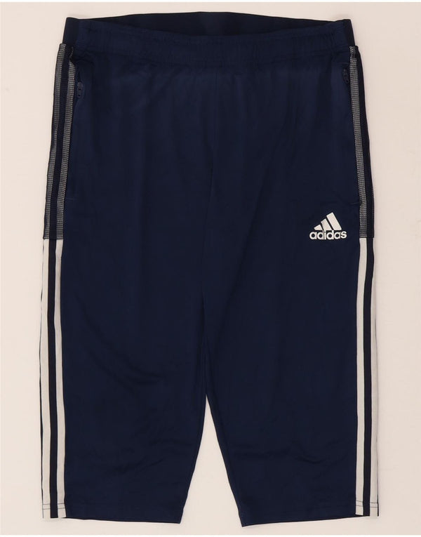 Adidas muške sportske kratke hlače Aeroready Bermuda veliki mornarsko plavi poliester