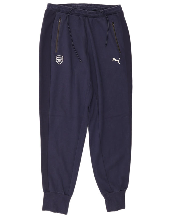 Puma Mens Arsenal Trenirka Hlače Joggers Large Navy Blue Pamuk