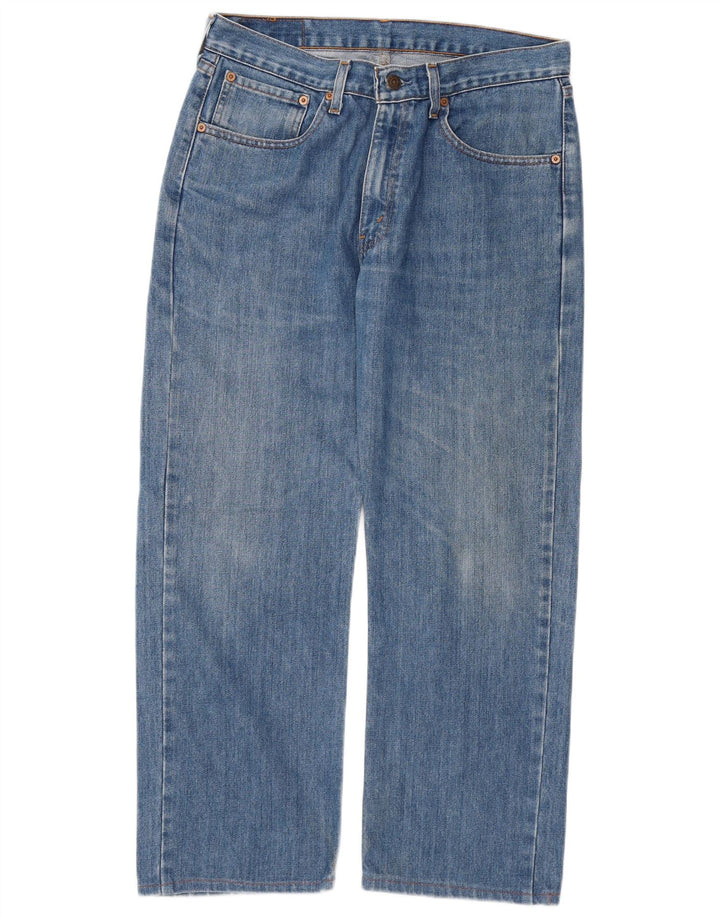 LEVI'S Mens 581 Straight Jeans W32 L26 Blue Cotton