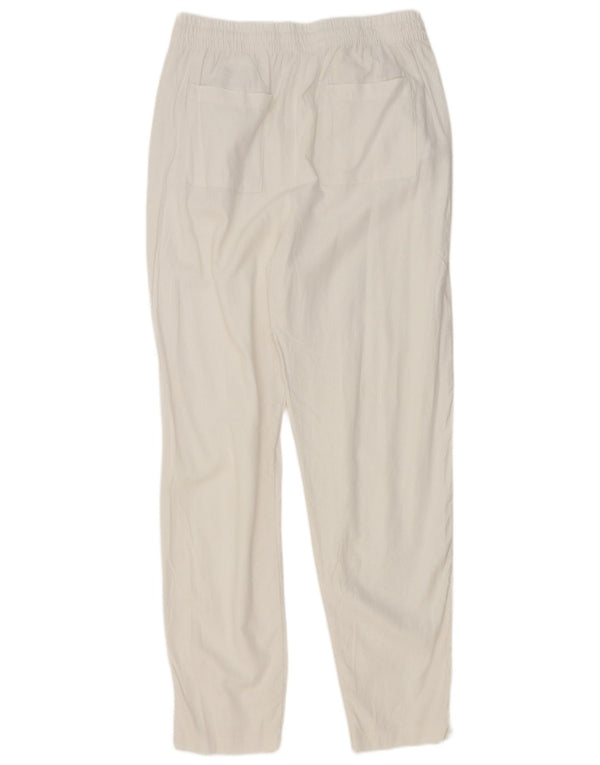 Marks & Spencer ženske sužene chino hlače UK 14 Large W32 L31 Bijele