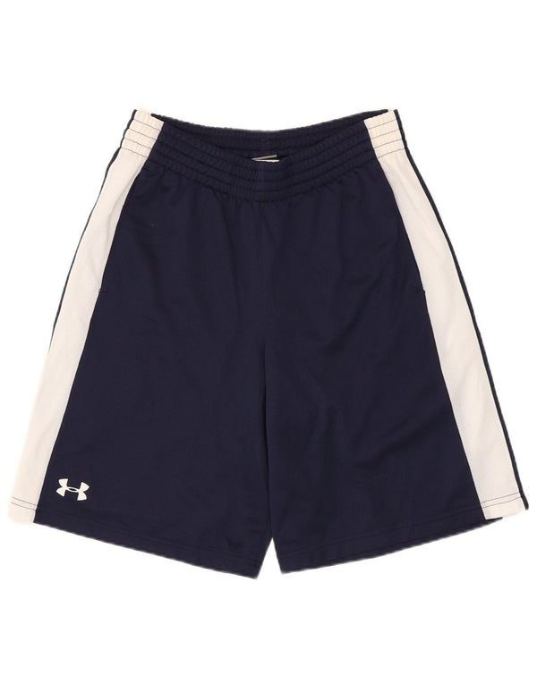 Under Armour, male sportske kratke hlače od tamnoplavog poliestera