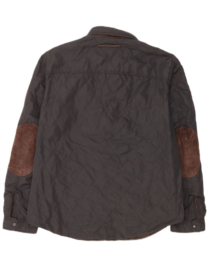 Massimo Dutti muška majica na dvije strane, 2XL smeđa karirana najlon