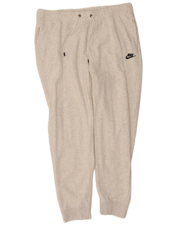 Nike Ženska trenirka Hlače Joggers UK 18 XL Sivi flekasti pamuk