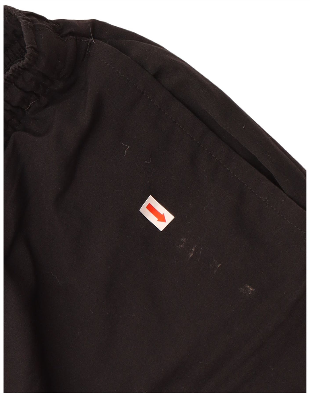 REEBOK Mens Graphic Tracksuit Trousers Small  Black Colourblock Polyester