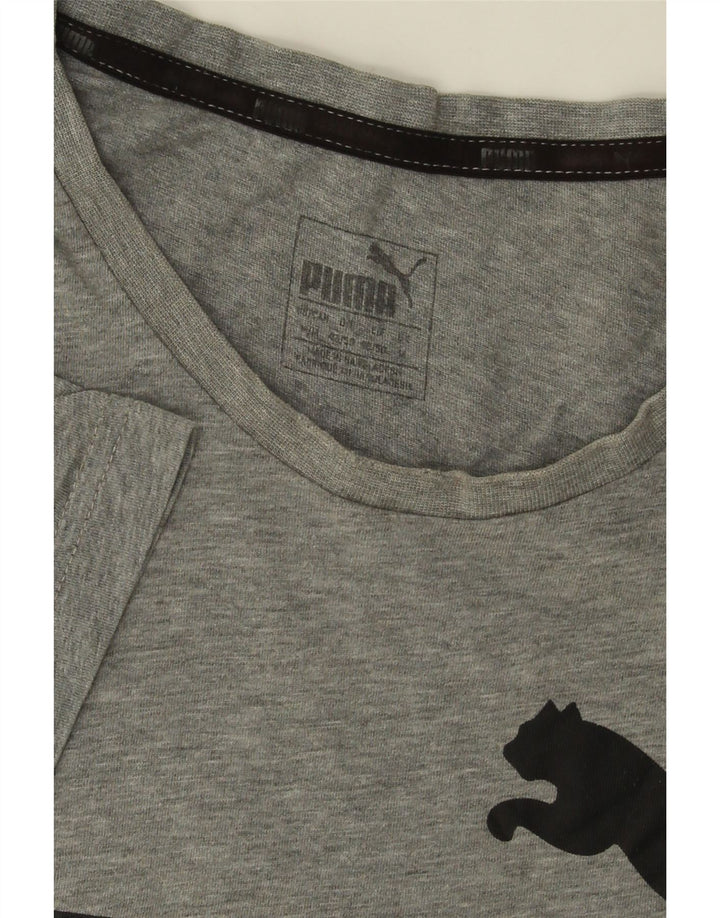 PUMA muška majica kratkih rukava s grafičkim motivima, srednje siva