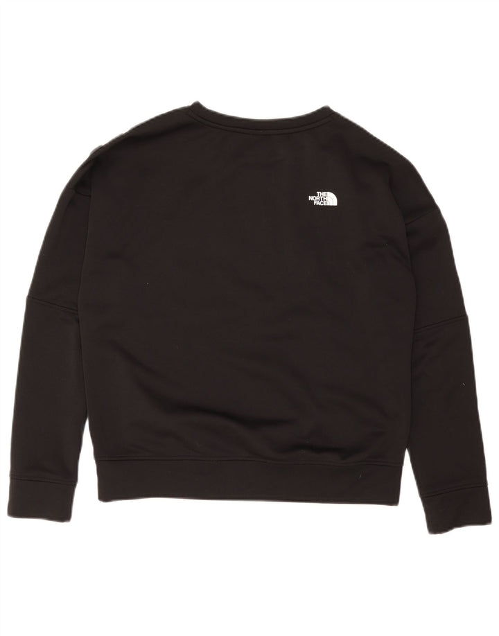 THE NORTH FACE Ženska kratka prekomjerna majica UK 10 Mala crna