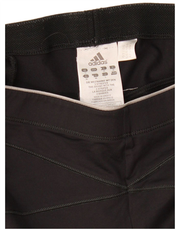Adidas ženske kapri tajice UK 12 srednje crne poliamidne