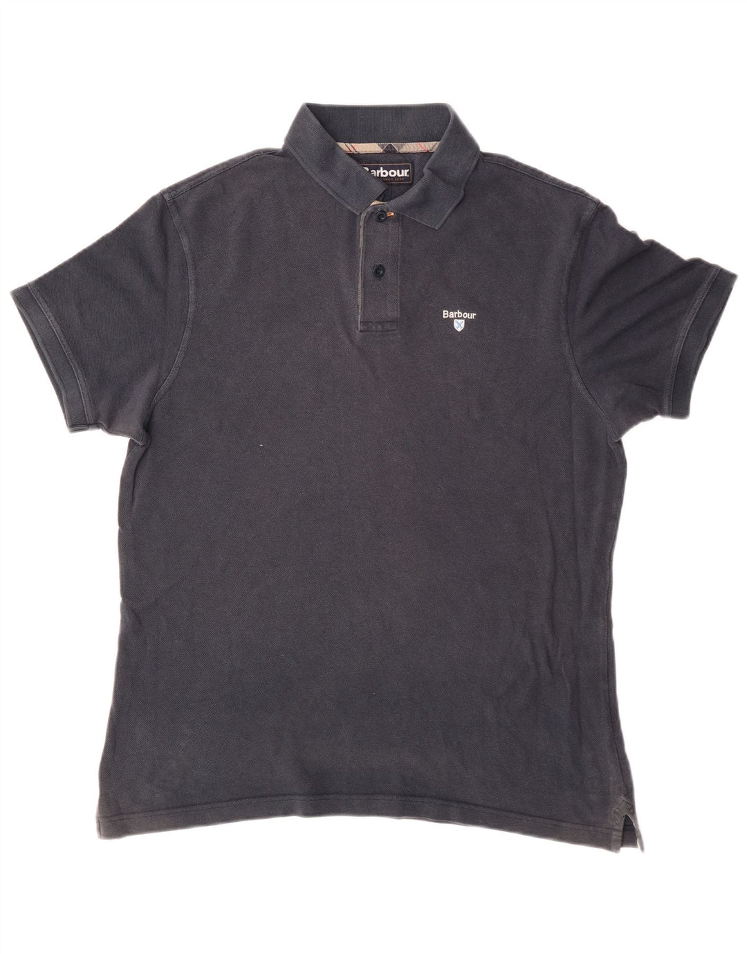 Barbour muška polo majica Large Navy Blue Cotton
