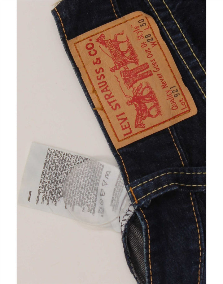 Levi's ženske 921 Bootcut traperice W28 L30 plavi pamuk