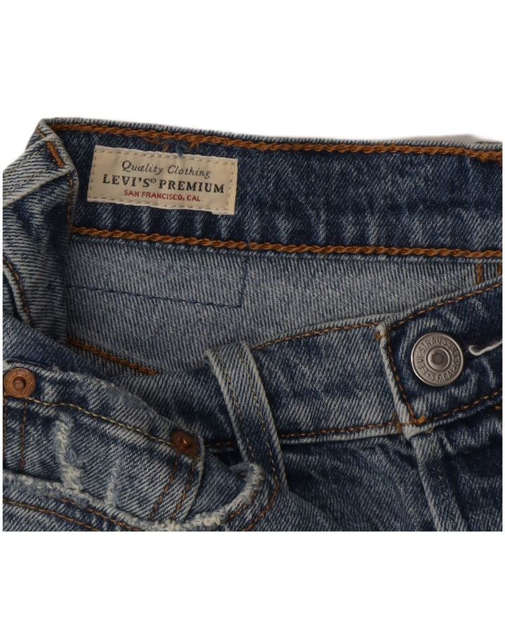 Levi's ženske 501 kratke traper kratke hlače W26 male plave