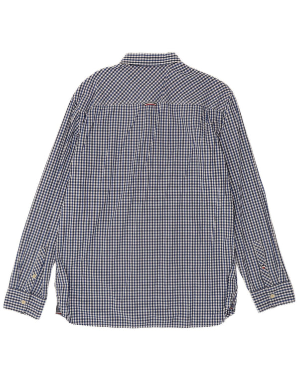 Tommy Hilfiger muška majica standardnog kroja XL plavi pamuk od ginghama