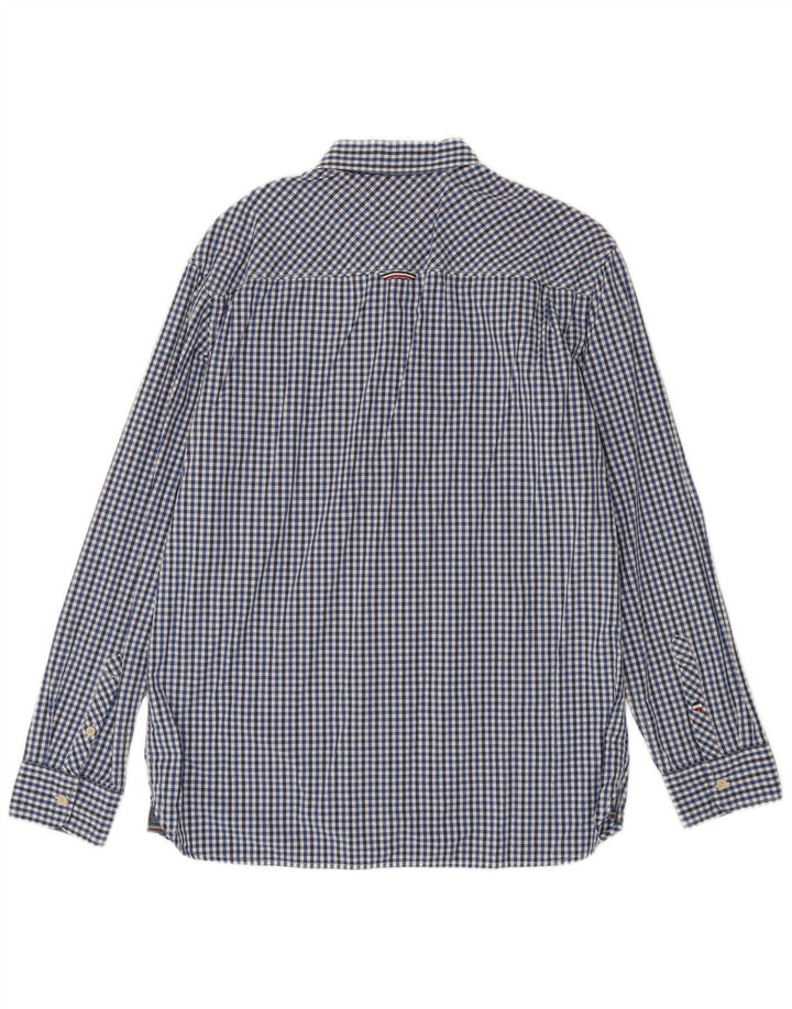 Tommy Hilfiger muška majica standardnog kroja XL plavi pamuk od ginghama