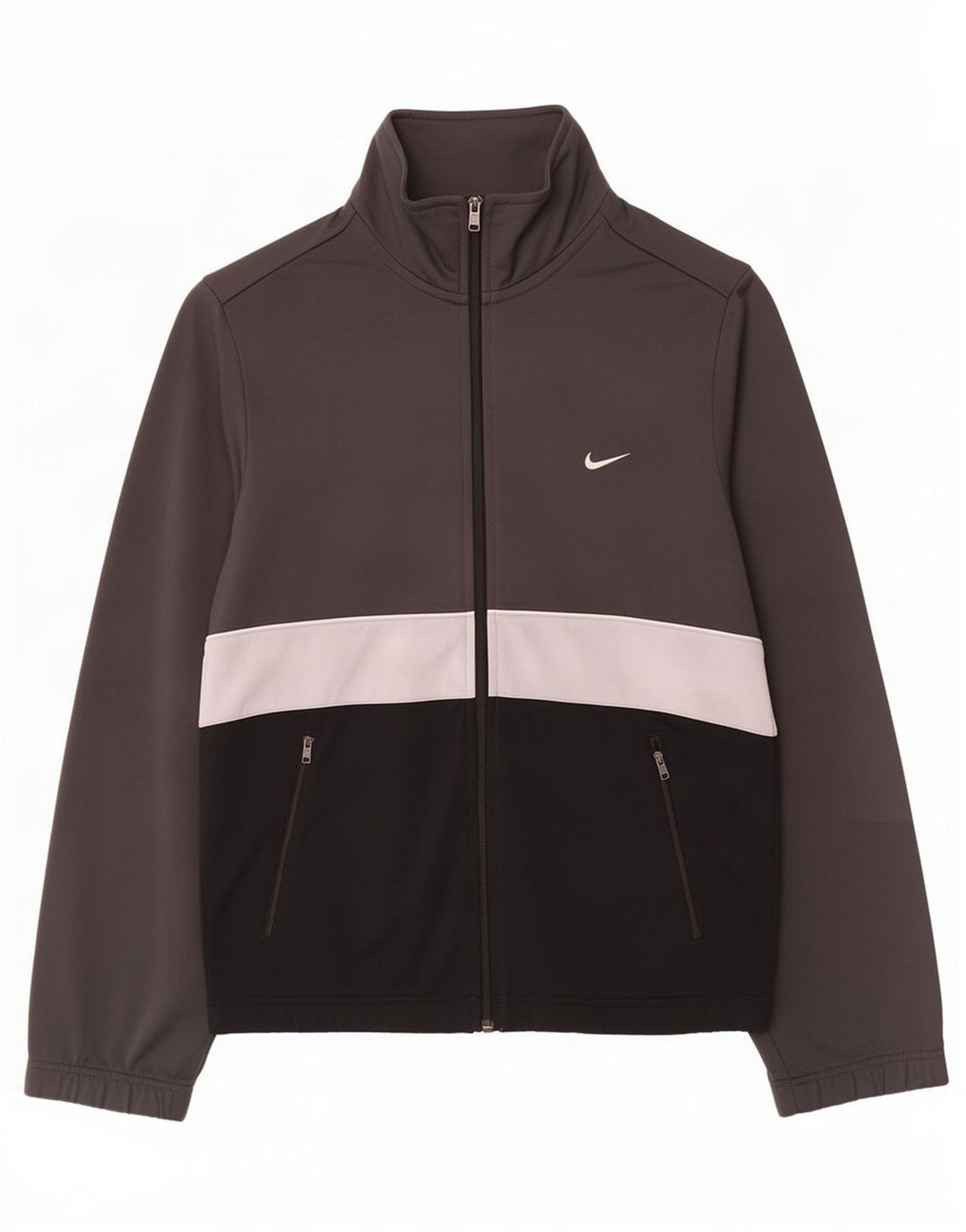 Nike muška gornja jakna trenirke mala siva poliesterska boja