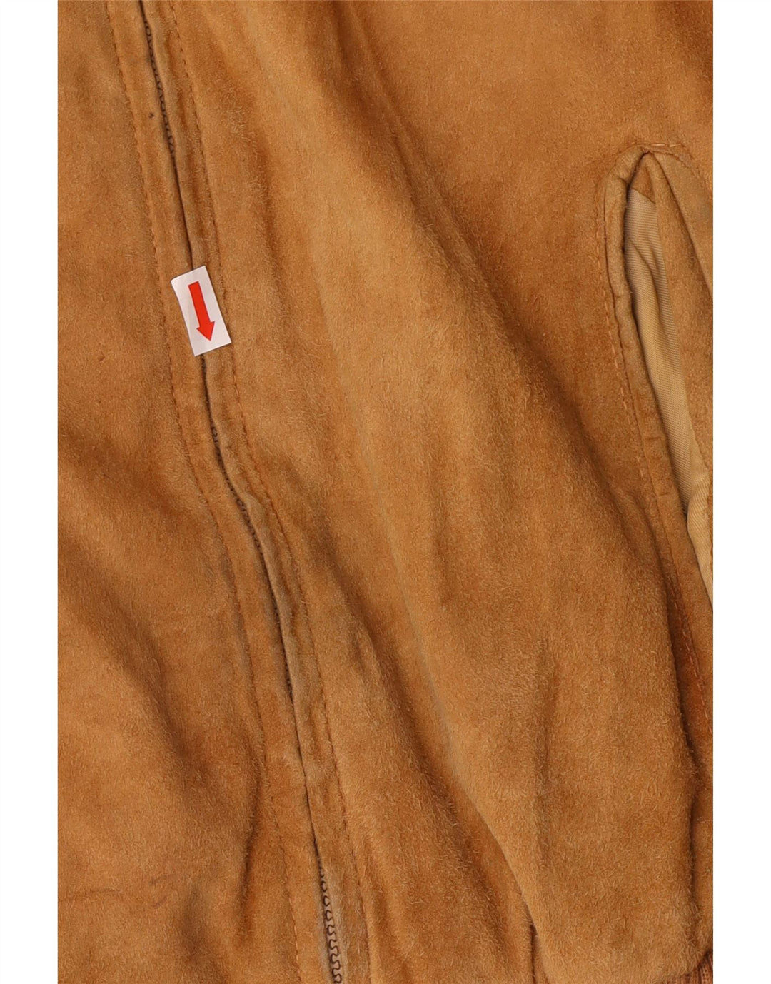 Vintage muška bomber jakna od brušene kože UK 42 XL smeđa koža