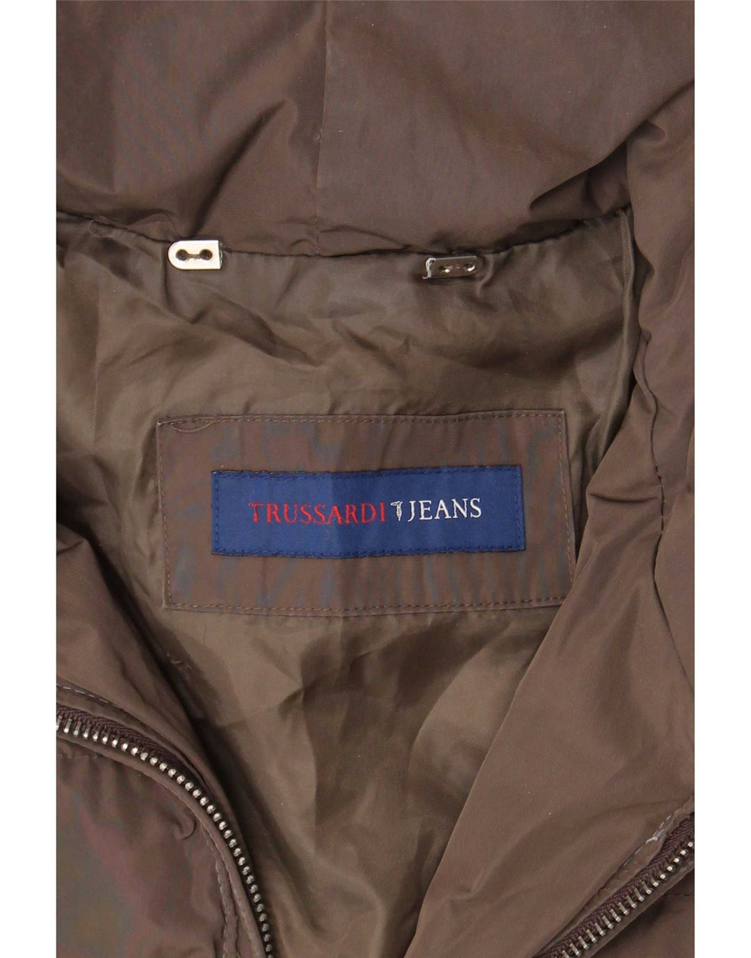 Trussardi ženski podstavljeni kaput s kapuljačom IT 40 Small Brown