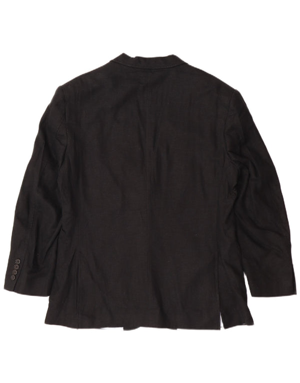 MARKS & SPENCER Muška jakna s 2 gumba UK 40 Large Black Lan