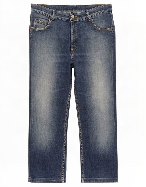 Lee Mens Brooklyn Straight Jeans W36 L28 Plavi pamuk