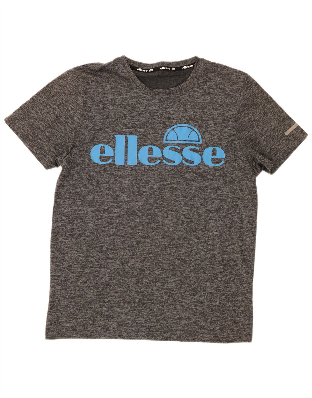 Ellesse ženska majica kratkih rukava s grafičkim motivima UK 14 srednje sivi poliester