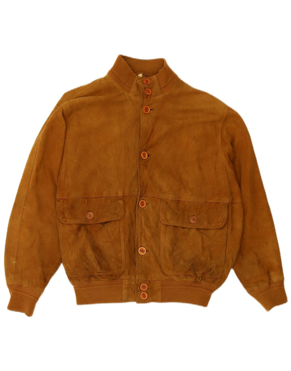 FABIO D muška bomber jakna od antilopa UK 40 velika bež koža