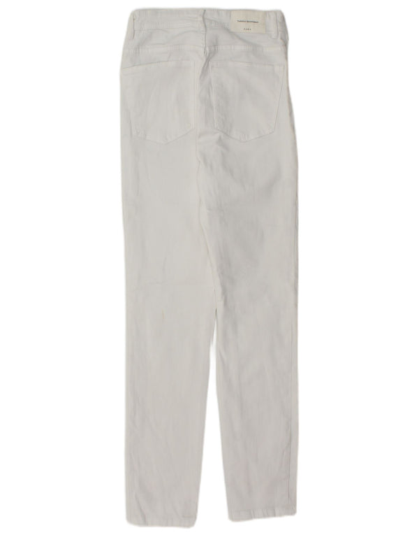 ZARA Ženske uske traperice EU 34 2XS W24 L27 Bijele