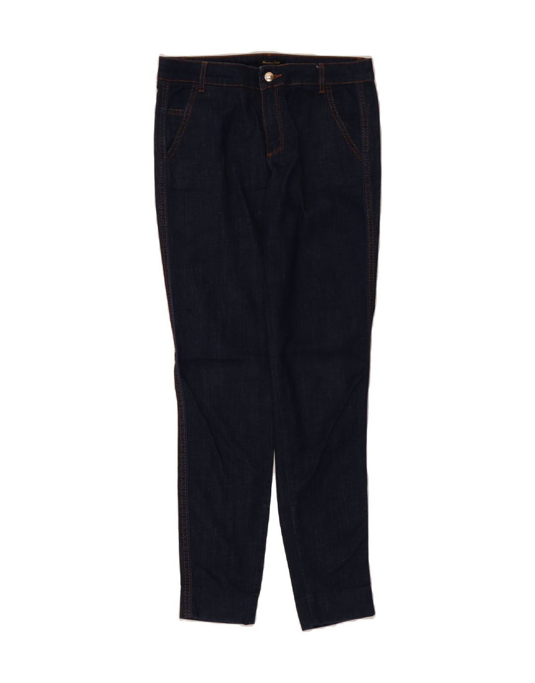 MASSIMO DUTTI Womens Skinny Jeans W30 L29 Navy Blue Vintage Massimo Dutti and Second-Hand Massimo Dutti from Messina Hembry 