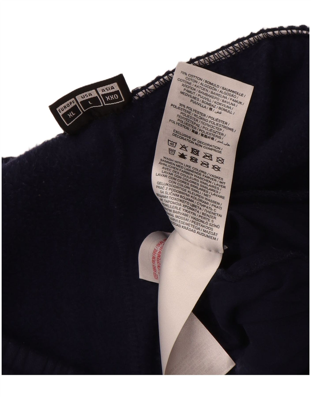 HUMMEL Muške hlače za trenirku, velike tamnoplave pamučne hlače