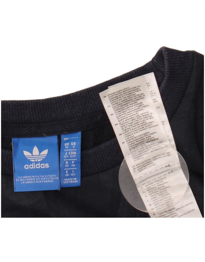 ADIDAS ženska majica prekomjerne dužine UK 10 Mala tamnoplava