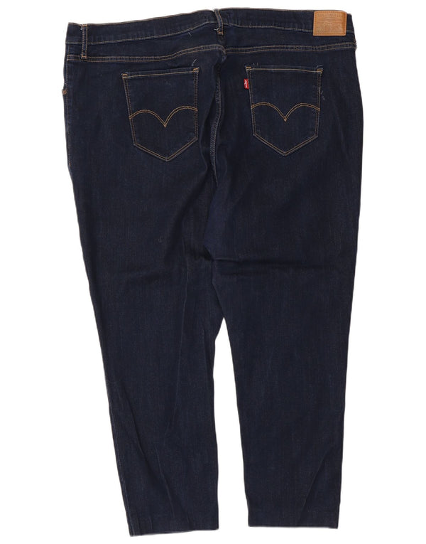 Levi's ženske 721 uske traperice visokog struka US 24 4XL W42 L24 tamnoplave
