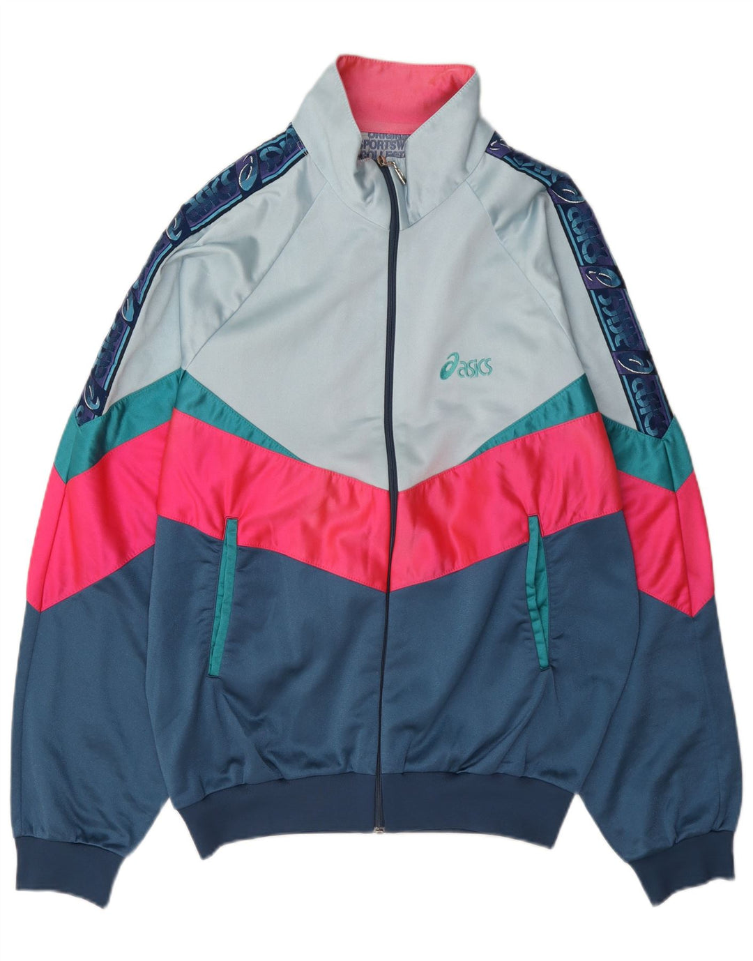 Asics muška gornja jakna za trenirku IT 50 Medium Multicolored Colourblock