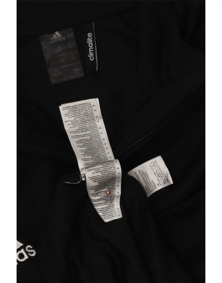 Adidas muška trenirka Climalite s patentnim izrezom Top 2XL crni poliester
