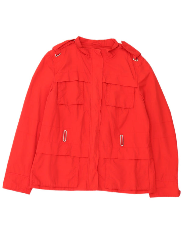 Zara ženska vojna jakna UK 18 XL, crveni pamuk
