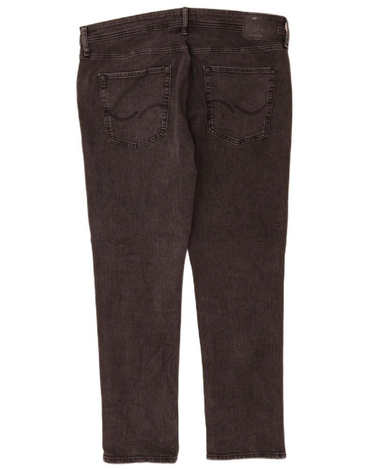 Jack & Jones Muške uske traperice W38 L32 Sivi pamuk