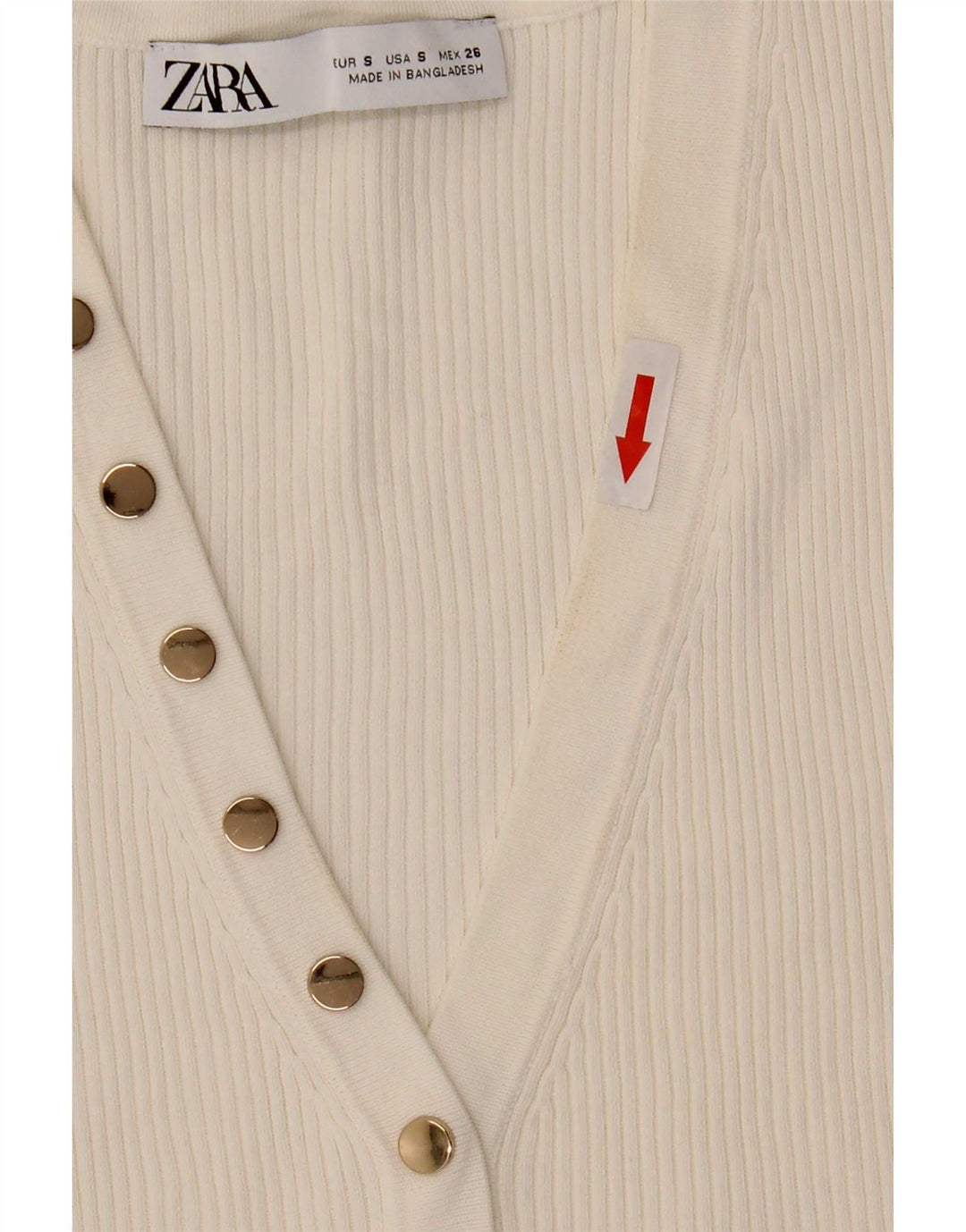 Zara ženski kratki top bez rukava UK 10 Small White