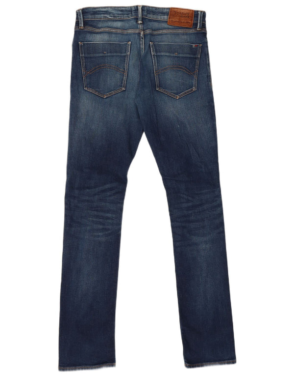 Tommy Hilfiger Mens Scanton Slim Jeans W32 L34 Plavi pamuk