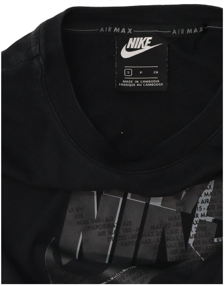 Nike Muška majica kratkih rukava s grafičkim motivima, mala, crna pamučna